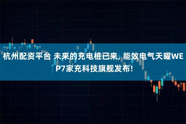 杭州配资平台 未来的充电桩已来, 能效电气天曜WE P7家充科技旗舰发布!